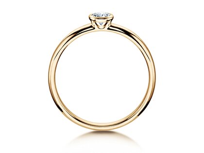 Verlobungsring Eternal in 14K Gelbgold mit Diamant 0,20ct H/SI