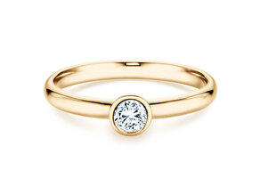 Verlobungsring Eternal in 14K Gelbgold mit Diamant 0,30ct H/SI