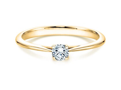 Verlobungsring Delight in 14K Gelbgold mit Diamant 0,40ct H/SI