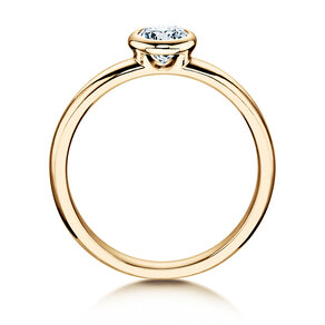Verlobungsring Eternal in 14K Gelbgold mit Diamant 0,40ct H/SI