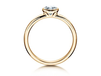 Verlobungsring Eternal in 9K Gelbgold mit Diamant 1,00ct H/SI
