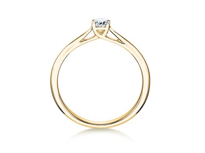 Verlobungsring Delight in 18K Gelbgold mit Diamant 0,75ct H/SI