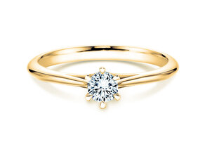 Verlobungsring Heaven 6 in 9K Gelbgold mit Labordiamant 0,75ct E/VS