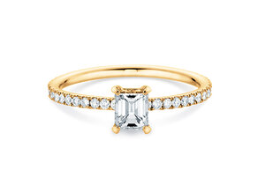 Verlobungsring Elaine in 14K Gelbgold mit Diamanten 0,86ct G/VS