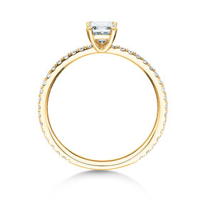 Verlobungsring Elaine in 14K Gelbgold mit Diamanten 0,86ct G/VS