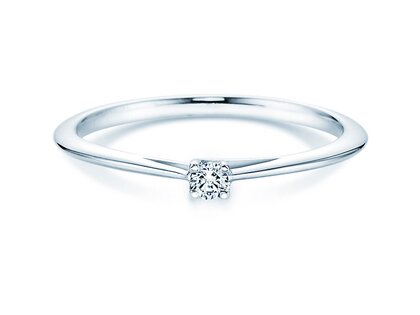 Verlobungsring Delight in Silber 925/- mit Diamant 0,05ct G/SI