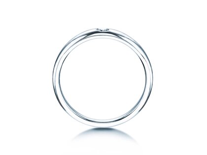 Verlobungsring Promise in Silber 925/- mit Diamant 0,05ct H/SI