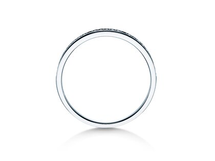 Verlobungsring Alliance in 18K Weißgold mit Diamanten 0,125ct G/SI