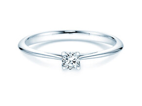 Verlobungsring Delight in Silber 925/- mit Labordiamant 0,15ct E/VS