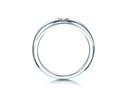 Verlobungsring Promise in Silber 925/- mit Diamant 0,15ct G/VS