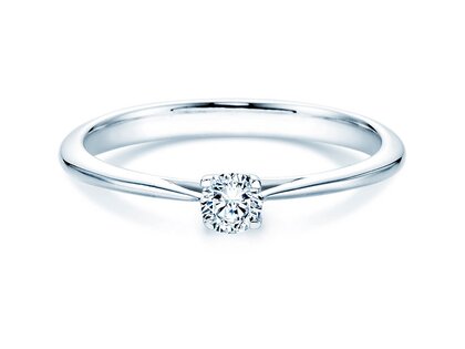 Verlobungsring Delight in 18K Weißgold mit Diamant 0,20ct G/SI