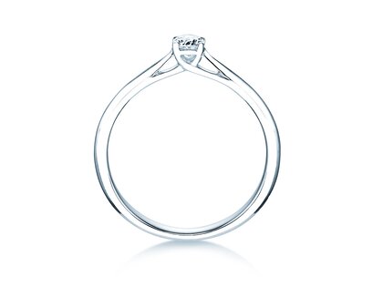 Verlobungsring Delight in 18K Weißgold mit Diamant 0,20ct G/SI