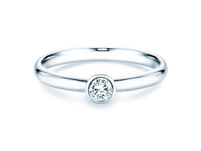Verlobungsring Eternal in Platin 950/- mit Diamant 0,20ct G/SI