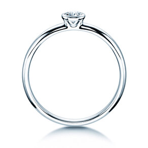 Verlobungsring Eternal in Platin 950/- mit Diamant 0,20ct G/SI