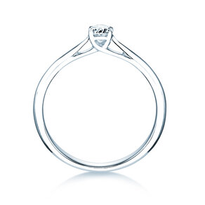 Verlobungsring Delight in 9K Weißgold mit Diamant 0,25ct H/SI