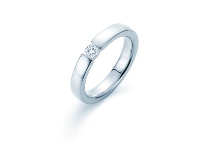 Verlobungsring Infinity in Platin