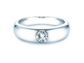 Verlobungsring Promise in 14K Weißgold mit Diamant 0,30ct G/IF