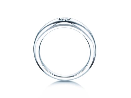 Verlobungsring Promise in 14K Weißgold mit Diamant 0,30ct G/IF