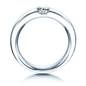 Verlobungsring Destiny in 18K Weißgold mit Diamant 0,40ct H/SI