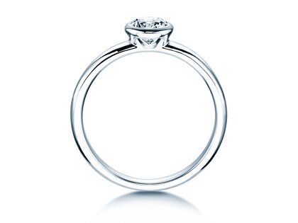 Verlobungsring Eternal in 14K Weißgold mit Diamant 0,50ct G/IF