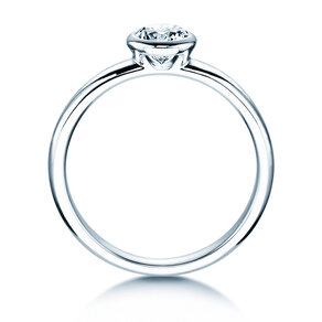 Verlobungsring Eternal in 14K Weißgold mit Diamant 0,50ct G/IF