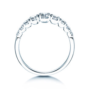 Verlobungsring 9 Diamonds in 18K Weißgold mit Diamanten 0,61ct G/SI