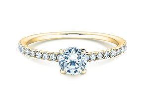 Verlobungsring Pure Diamond in 14K Gelbgold mit Diamanten 0,92ct G/SI