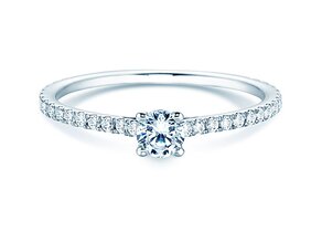 Verlobungsring Pure Diamond in 14K Weißgold mit Diamanten 0,54ct G/SI