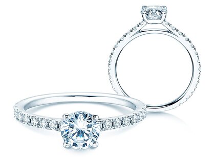 Verlobungsring Pure Diamond in 18K Weißgold mit Diamanten 1,48ct G/SI