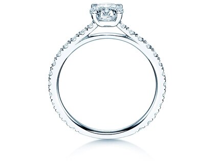 Verlobungsring Pure Diamond in 18K Weißgold mit Diamanten 1,48ct G/SI