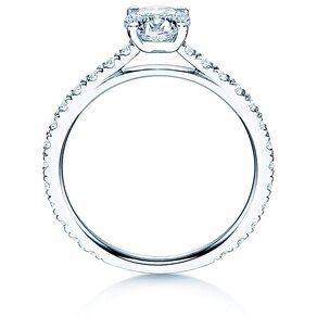 Verlobungsring Pure Diamond in 18K Weißgold mit Diamanten 1,48ct G/SI