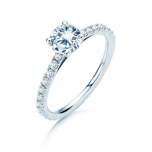 Verlobungsring Pure Diamond in Platin