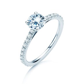 Verlobungsring Pure Diamond in 18K Weißgold mit Diamanten 1,48ct G/SI