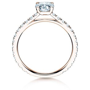 Verlobungsring Pure Diamond in 18K Roségold mit Diamanten 1,17ct G/SI