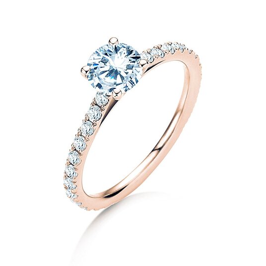 Verlobungsring Pure Diamond in Roségold