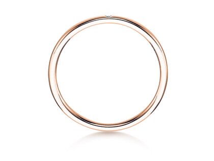 Verlobungsring Promise Petite in 14K Roségold mit Diamant 0,005ct G/SI