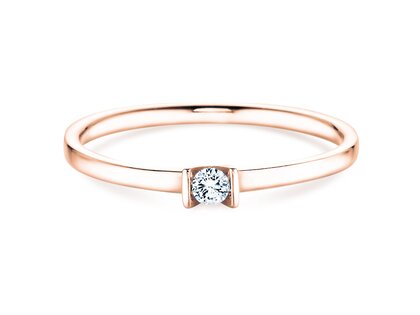 Verlobungsring Love in Roségold