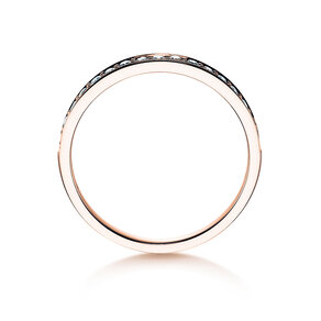 Verlobungsring Alliance in 14K Roségold mit Diamanten 0,21ct G/SI