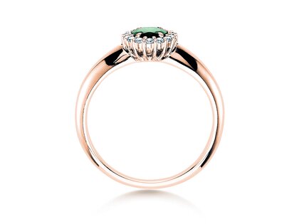 Verlobungsring Windsor in Roségold