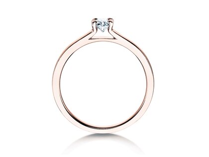 Verlobungsring Modern in Roségold