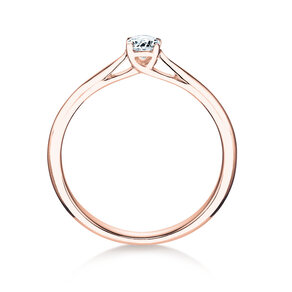 Verlobungsring Delight in 14K Roségold mit Diamant 0,75ct G/IF
