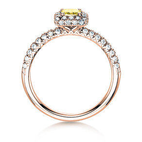 Verlobungsring Sophie in 18K Roségold mit Diamanten 1,02ct
