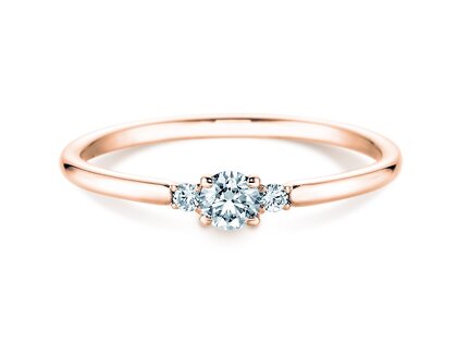 Verlobungsring Vivid Petite Diamond in Roségold