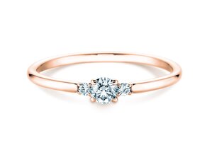 Verlobungsring Vivid Petite Diamond in Roségold