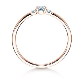 Verlobungsring Vivid Petite Diamond in Roségold