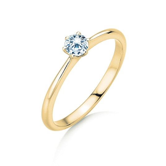 Verlobungsring Spirit in 9K Gelbgold mit Labordiamant 0,25ct