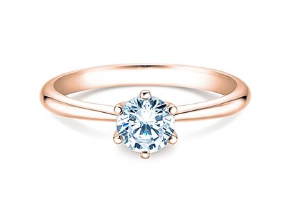 Verlobungsring Spirit in 14K Roségold mit Diamant 1,00ct H/SI