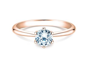 Verlobungsring Spirit in 14K Roségold mit Diamant 1,00ct H/SI