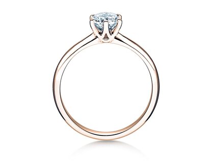 Verlobungsring Spirit in 14K Roségold mit Diamant 1,00ct H/SI