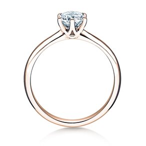 Verlobungsring Spirit in 14K Roségold mit Diamant 1,00ct H/SI